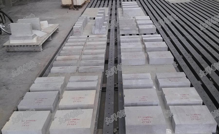 FUSED CAST DY-Z95WS BLOCKS EXPORTED TO RUSSIA